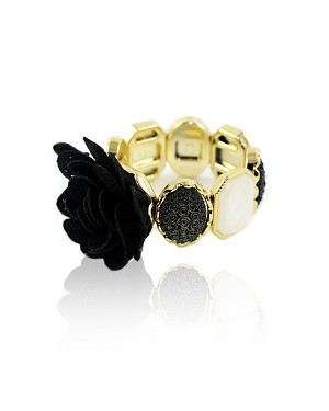 Black Rose Bracelet